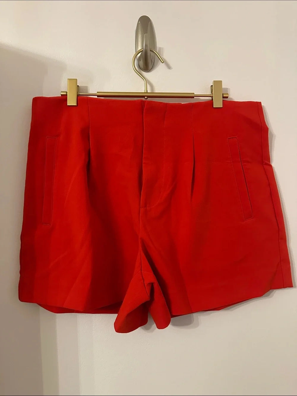 a new day Red High-Rise Tailored Women's Shorts